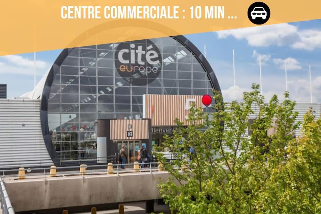 Le Clemenceau Appart-Calais Nord-Balcon-Plage Luaran gambar