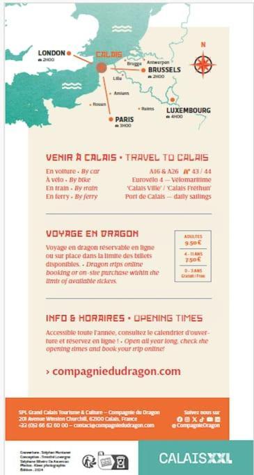 Le Clemenceau Appart-Calais Nord-Balcon-Plage Luaran gambar