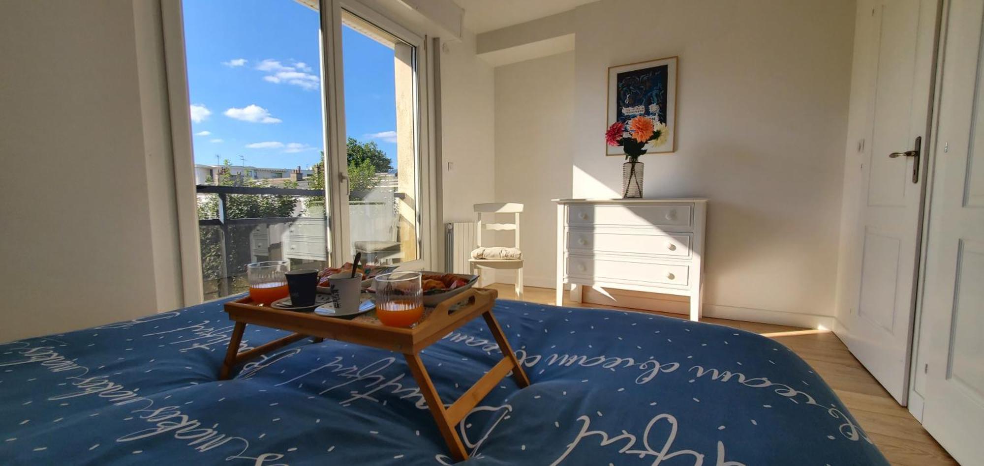 Le Clemenceau Appart-Calais Nord-Balcon-Plage Luaran gambar