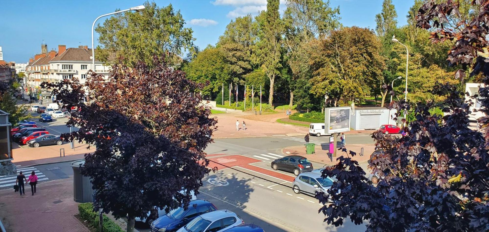 Le Clemenceau Appart-Calais Nord-Balcon-Plage Luaran gambar